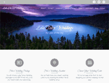 Tablet Screenshot of lakeoftheskyweddings.com